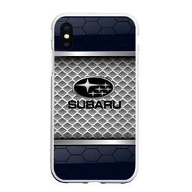 Чехол для iPhone XS Max матовый с принтом SUBARU SPORT в Кировске, Силикон | Область печати: задняя сторона чехла, без боковых панелей | auto | car | subaru | авто | автомобиль | машина | субару