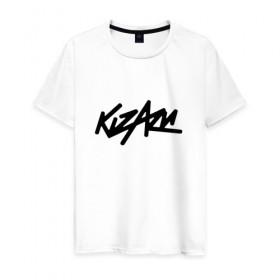 Мужская футболка хлопок с принтом Kizaru в Кировске, 100% хлопок | прямой крой, круглый вырез горловины, длина до линии бедер, слегка спущенное плечо. | kizaru | rap | кизару | репер