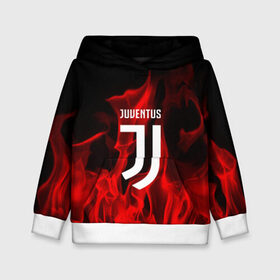 Детская толстовка 3D с принтом JUVENTUS SPORT в Кировске, 100% полиэстер | двухслойный капюшон со шнурком для регулировки, мягкие манжеты на рукавах и по низу толстовки, спереди карман-кенгуру с мягким внутренним слоем | football | soccer | ювентус