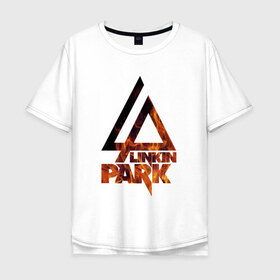 Мужская футболка хлопок Oversize с принтом Linkin Park в Кировске, 100% хлопок | свободный крой, круглый ворот, “спинка” длиннее передней части | bennington | chester | linkin park | альтернативный | беннингтон | группа | ленкин | линкин | майк | метал | музыкант | ню | нюметал | парк | певец | рок | рэп | честер | электроник