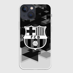 Чехол для iPhone 13 mini с принтом FC Barcelona sport geometry в Кировске,  |  | Тематика изображения на принте: abstraction | barcelona | championship | fc | football | footer | polygon | soccer | socker | sport | абстракция | одежда | спорт | спортивный | униформа | футбол | футбольный клуб | чемпионат