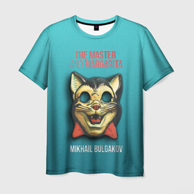 Мужская футболка 3D с принтом Master and Margarita в Кировске, 100% полиэфир | прямой крой, круглый вырез горловины, длина до линии бедер | 