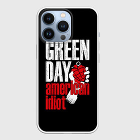 Чехол для iPhone 13 Pro с принтом Green Day American Idiot в Кировске,  |  | green day | punk rock | билли джо армстронг | панк рок