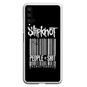 Чехол для Honor 20 с принтом Slipknot People в Кировске, Силикон | Область печати: задняя сторона чехла, без боковых панелей | Тематика изображения на принте: alternative | iowa | metal | nu | slipknot | slipnot | taylor | метал | слипкнот | слипнот