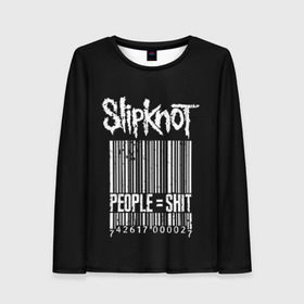 Женский лонгслив 3D с принтом Slipknot People в Кировске, 100% полиэстер | длинные рукава, круглый вырез горловины, полуприлегающий силуэт | alternative | iowa | metal | nu | slipknot | slipnot | taylor | метал | слипкнот | слипнот