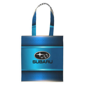 Сумка 3D повседневная с принтом SUBARU sport collection в Кировске, 100% полиэстер | Плотность: 200 г/м2; Размер: 34×35 см; Высота лямок: 30 см | auto | automobile | car | carbon | machine | motor | motor car | sport car | subaru | автомашина | бренд | легковой автомобиль | марка | спортивный автомобиль | тачка