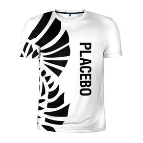 Мужская футболка 3D спортивная с принтом Placebo в Кировске, 100% полиэстер с улучшенными характеристиками | приталенный силуэт, круглая горловина, широкие плечи, сужается к линии бедра | Тематика изображения на принте: placebo | альтернативный | инди | индирок | плацебо | рок