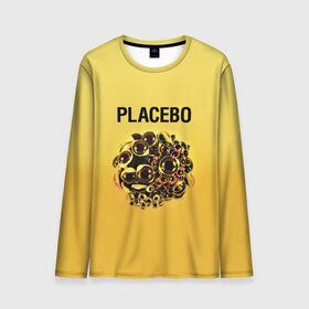 Мужской лонгслив 3D с принтом Placebo в Кировске, 100% полиэстер | длинные рукава, круглый вырез горловины, полуприлегающий силуэт | placebo | альтернативный | инди | индирок | плацебо | рок