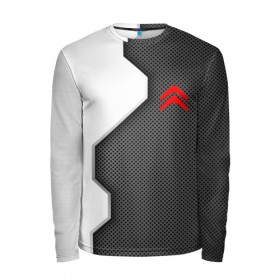 Мужской лонгслив 3D с принтом Citroen sport uniform auto в Кировске, 100% полиэстер | длинные рукава, круглый вырез горловины, полуприлегающий силуэт | 