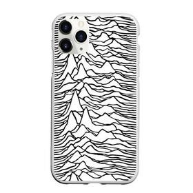 Чехол для iPhone 11 Pro Max матовый с принтом White в Кировске, Силикон |  | ian curtis | joy division | rock | unknown pleasures | иэн кёртис | рок