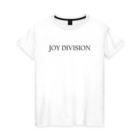 Женская футболка хлопок с принтом Joy Division в Кировске, 100% хлопок | прямой крой, круглый вырез горловины, длина до линии бедер, слегка спущенное плечо | Тематика изображения на принте: ian curtis | joy division | rock | unknown pleasures | иэн кёртис | рок