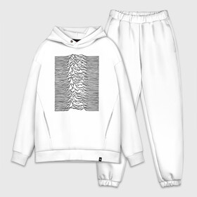 Мужской костюм хлопок OVERSIZE с принтом Unknown Pleasures в Кировске,  |  | Тематика изображения на принте: ian curtis | joy division | rock | unknown pleasures | иэн кёртис | рок