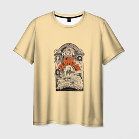 Мужская футболка 3D с принтом Led Zeppelin Vintage в Кировске, 100% полиэфир | прямой крой, круглый вырез горловины, длина до линии бедер | Тематика изображения на принте: 