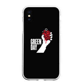 Чехол для iPhone XS Max матовый с принтом Green Day в Кировске, Силикон | Область печати: задняя сторона чехла, без боковых панелей | american idiot