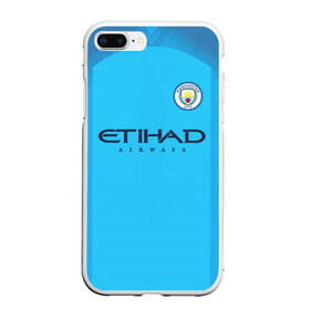 Чехол для iPhone 7Plus/8 Plus матовый с принтом Man City 18-19 в Кировске, Силикон | Область печати: задняя сторона чехла, без боковых панелей | barclays | champions | championship | city | england | league | manchester | premier | англия | лига | манчестер | сити | чемпионов