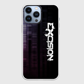 Чехол для iPhone 13 Pro Max с принтом EXCISION JEFF ABEL. в Кировске,  |  | dj | excision | jeff abel | texture | вырезание | джефф абель | иссечение | исчезание | музыка | музыкант | надпись | переход | текстура | удаление | эксцизия