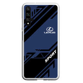 Чехол для Honor 20 с принтом LEXUS SPORT в Кировске, Силикон | Область печати: задняя сторона чехла, без боковых панелей | auto | lexus | sport | авто | автомобиль | автомобильные | бренд | лексус | марка | машины | спорт