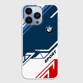 Чехол для iPhone 13 Pro с принтом BMW SPORT в Кировске,  |  | auto | bmw | motorsport | sport | авто | автомобиль | автомобильные | бмв | бренд | марка | машины | моторспорт | спорт