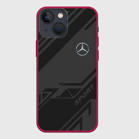 Чехол для iPhone 13 mini с принтом MERCEDES SPORT в Кировске,  |  | amg | auto | mercedes | sport | авто | автомобиль | автомобильные | амг | бренд | марка | машины | мерседес | спорт