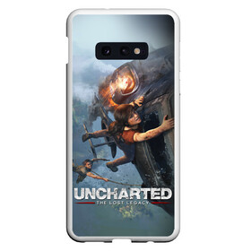 Чехол для Samsung S10E с принтом Uncharted в Кировске, Силикон | Область печати: задняя сторона чехла, без боковых панелей | chloe | drake | elena | nathan | naughty dog | sully | анчартед | дрейк | натан | нейтан | ноти дог | пиратs | приключения | путь вора | салли | утраченное наследие