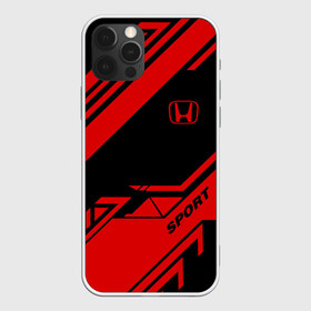 Чехол для iPhone 12 Pro Max с принтом HONDA SPORT в Кировске, Силикон |  | auto | honda | sport | авто | автомобиль | автомобильные | бренд | марка | машины | спорт | хонда