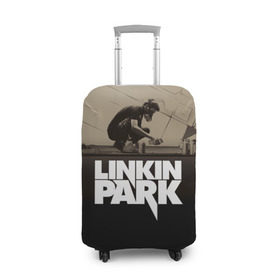 Чехол для чемодана 3D с принтом Linkin Park Meteora в Кировске, 86% полиэфир, 14% спандекс | двустороннее нанесение принта, прорези для ручек и колес | benington | bennington | chester | hybrid | linkin | linking | meteora | mike | park | shinoda | theory | бенингтон | беннингтон | линкин | линкинг | майк | метеора | парк | рок | честер | шинода