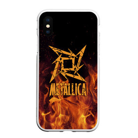 Чехол для iPhone XS Max матовый с принтом Metallica в Кировске, Силикон | Область печати: задняя сторона чехла, без боковых панелей | m | metallica | группа | джеймс хэтфилд | кирк хэмметт | ларс ульрих | метал | металика | металлика | миталика | музыка | роберт трухильо | рок | трэш | трэшметал | хард | хардрок | хеви | хевиметал