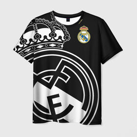 Мужская футболка 3D с принтом Real Madrid Exclusive в Кировске, 100% полиэфир | прямой крой, круглый вырез горловины, длина до линии бедер | 2019 | мадрид | реал | форма | эксклюзив
