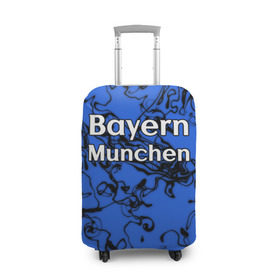 Чехол для чемодана 3D с принтом Бавария Мюнхен в Кировске, 86% полиэфир, 14% спандекс | двустороннее нанесение принта, прорези для ручек и колес | белый | германия | игра | красный | лига | мюнхен | мяч | сборная | форма | футбол | чемпион