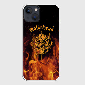 Чехол для iPhone 13 с принтом Motrhead в Кировске,  |  | larry wallis | lucas fox | motorhead | motrhead | группа | кэмпбелл | лемми | метал | микки ди | мотор хед | моторхед | рок | тейлор | фил | хард | хардрок | хеви | хевиметал