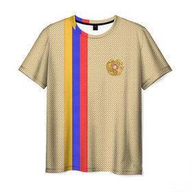 Мужская футболка 3D с принтом Armenia в Кировске, 100% полиэфир | прямой крой, круглый вырез горловины, длина до линии бедер | armenia | армения | армяне | ереван