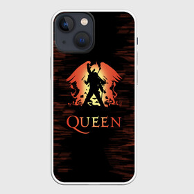 Чехол для iPhone 13 mini с принтом Queen в Кировске,  |  | paul rodgers | queen | брайан мэй | джон дикон | квин | меркури | меркьюри | мэркури | роджер тейлор | рок группа | фредди | фреди