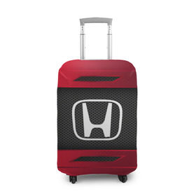 Чехол для чемодана 3D с принтом HONDA SPORT в Кировске, 86% полиэфир, 14% спандекс | двустороннее нанесение принта, прорези для ручек и колес | auto | car | honda | автомобиль | марка | хонда