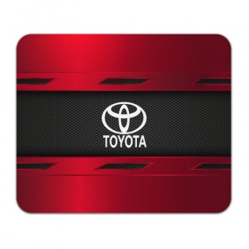 Коврик прямоугольный с принтом TOYOTA SPORT в Кировске, натуральный каучук | размер 230 х 185 мм; запечатка лицевой стороны | auto | car | toyota | автомобиль | марка