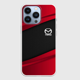 Чехол для iPhone 13 Pro с принтом MAZDA SPORT в Кировске,  |  | Тематика изображения на принте: auto | car | carbon | mazda | автомобиль | мазда | машина