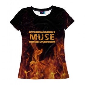 Женская футболка 3D с принтом Muse в Кировске, 100% полиэфир ( синтетическое хлопкоподобное полотно) | прямой крой, круглый вырез горловины, длина до линии бедер | muse | доминик ховард | крис уолстенхолм | муза | мэттью беллами | рок группа