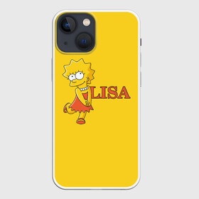 Чехол для iPhone 13 mini с принтом Lisa в Кировске,  |  | simpsons | елизавета | лиза | лизон | симпсоны