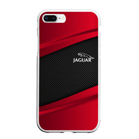 Чехол для iPhone 7Plus/8 Plus матовый с принтом JAGUAR SPORT в Кировске, Силикон | Область печати: задняя сторона чехла, без боковых панелей | auto | car | carbon | jaguar | автомобиль | машина