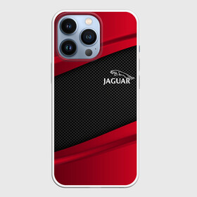 Чехол для iPhone 13 Pro с принтом JAGUAR SPORT в Кировске,  |  | Тематика изображения на принте: auto | car | carbon | jaguar | автомобиль | машина