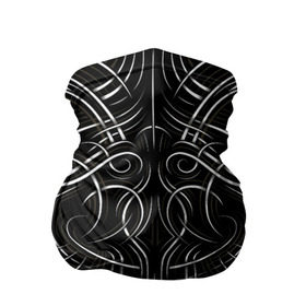 Бандана-труба 3D с принтом Tribal Pattern в Кировске, 100% полиэстер, ткань с особыми свойствами — Activecool | плотность 150‒180 г/м2; хорошо тянется, но сохраняет форму | biker | bodybuilding | cool | fitness | gothic | gym | pattern | sport | style | tattoo | tribal | тату
