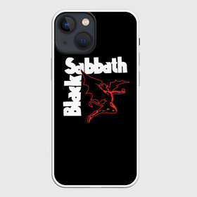 Чехол для iPhone 13 mini с принтом BLACK SABBATH. в Кировске,  |  | black sabbath | билл уорд | блэк саббат | британская рок группа | гизер батлер | группа | музыка | оззи осборн | рок | тони айомми | хеви метал