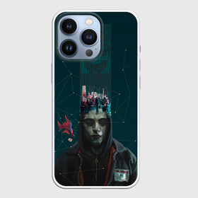 Чехол для iPhone 13 Pro с принтом Mr. Robot (1) в Кировске,  |  | computer | hacker | haker | mr. robot | pc | robot | компьютер | матрица | мистер робот | робот | сериал | хакер. взлом | эллиот алдерсон