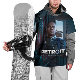 Накидка на куртку 3D с принтом Detroit: Become Human - Markus в Кировске, 100% полиэстер |  | connor | cyberlife | deviant | ps4 | rk800 |  detroit: become human | детроит | детроит: стать человеком | игры | коннор | пиратs | эксклюзив
