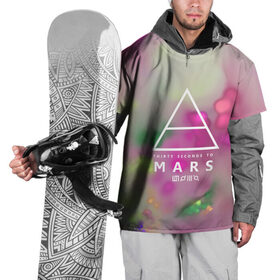 Накидка на куртку 3D с принтом 30 Seconds to MARS в Кировске, 100% полиэстер |  | Тематика изображения на принте: 