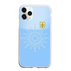 Чехол для iPhone 11 Pro матовый с принтом Уругвай домашняя форма в Кировске, Силикон |  | домашняя форма | уругвай | уругвай домашняя форма