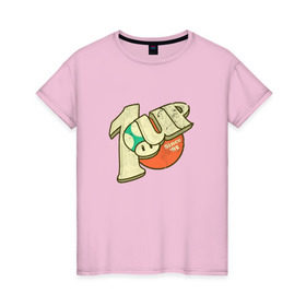 Женская футболка хлопок с принтом 1up в Кировске, 100% хлопок | прямой крой, круглый вырез горловины, длина до линии бедер, слегка спущенное плечо | nintendo | марио | нинтендо