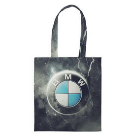 Сумка 3D повседневная с принтом Логотип BMW в Кировске, 100% полиэстер | Плотность: 200 г/м2; Размер: 34×35 см; Высота лямок: 30 см | logo bmw | бмв | логотип bmw | логотип бмв