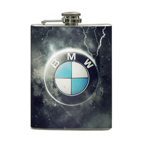 Фляга с принтом Логотип BMW в Кировске, металлический корпус | емкость 0,22 л, размер 125 х 94 мм. Виниловая наклейка запечатывается полностью | Тематика изображения на принте: logo bmw | бмв | логотип bmw | логотип бмв