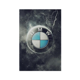 Обложка для паспорта матовая кожа с принтом Логотип BMW в Кировске, натуральная матовая кожа | размер 19,3 х 13,7 см; прозрачные пластиковые крепления | logo bmw | бмв | логотип bmw | логотип бмв