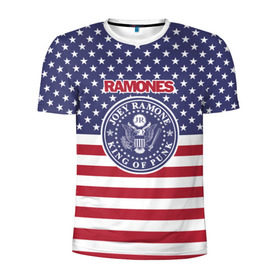 Мужская футболка 3D спортивная с принтом Ramones в Кировске, 100% полиэстер с улучшенными характеристиками | приталенный силуэт, круглая горловина, широкие плечи, сужается к линии бедра | группа | панк | рамон | рамонес | рамоунз | рамоунс | рок | хард